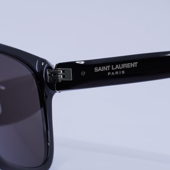 Saint Laurent SL M105/F-B 001 Sunglasses Black Square Frame - Picture 7 of 11